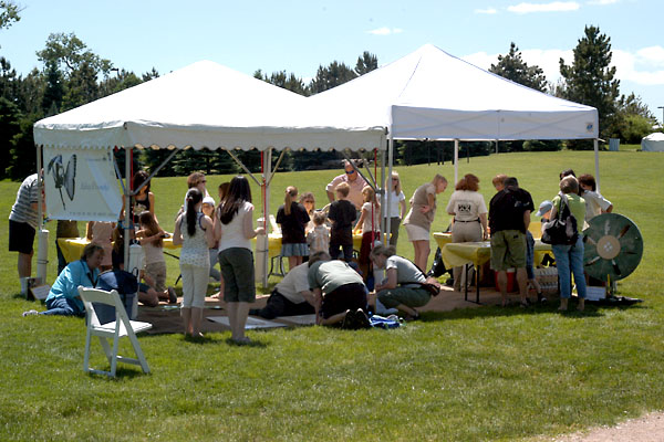 Children's activities tent