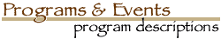 Program and Events